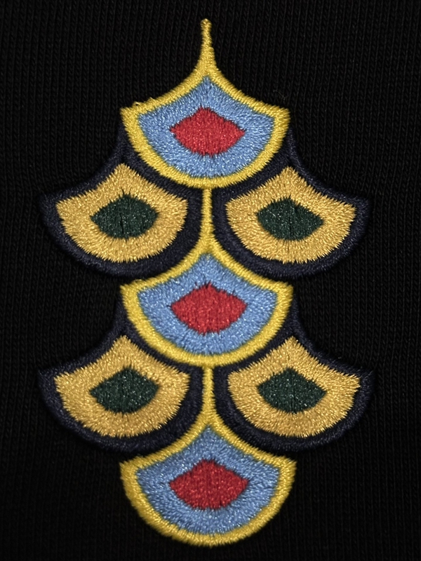 ブランドパーカー素材ディテール